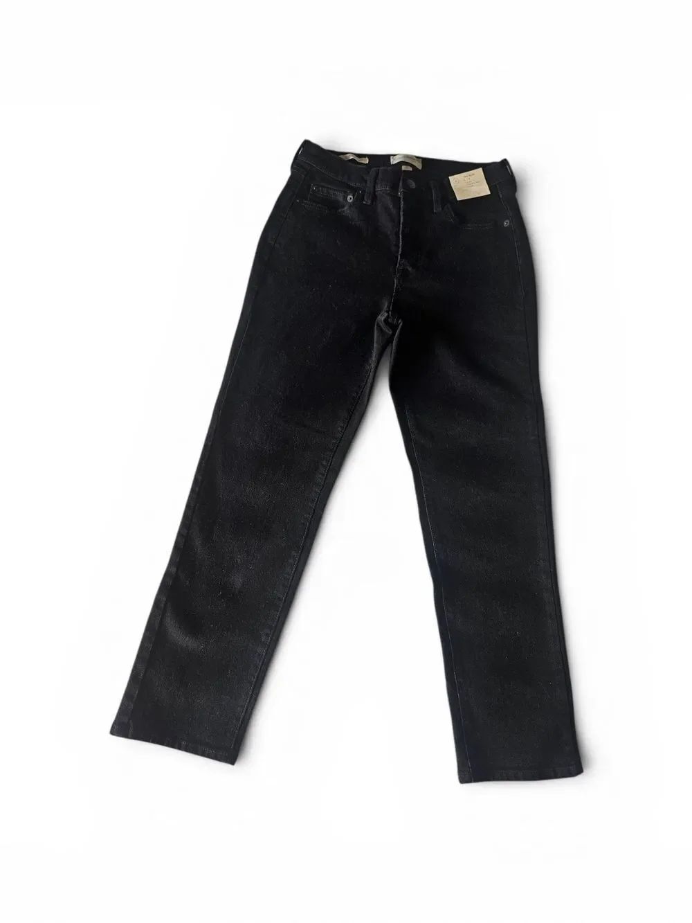 Universal Thread Mid Rise 80's Slim Black Jeans Button Fly Size 8R